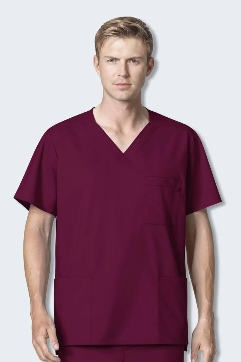 103 WonderWORK Men's Multi-Pocket Scrub Top - Image 13