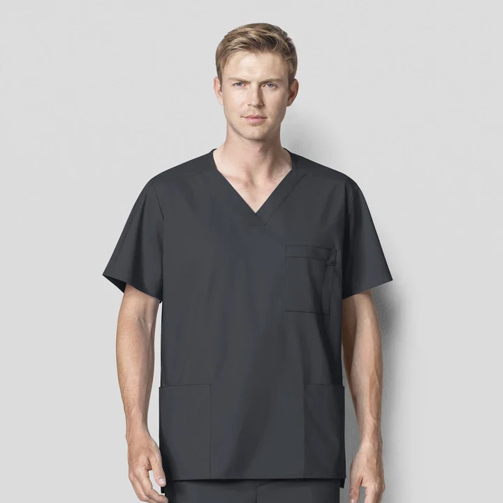 103 WonderWORK Men's Multi-Pocket Scrub Top - Image 21