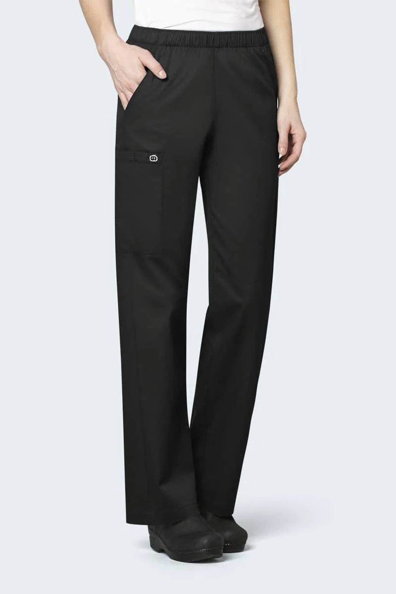 501 WonderWork Women's Elastic Waist Nurses Scrub Pants - Image 9