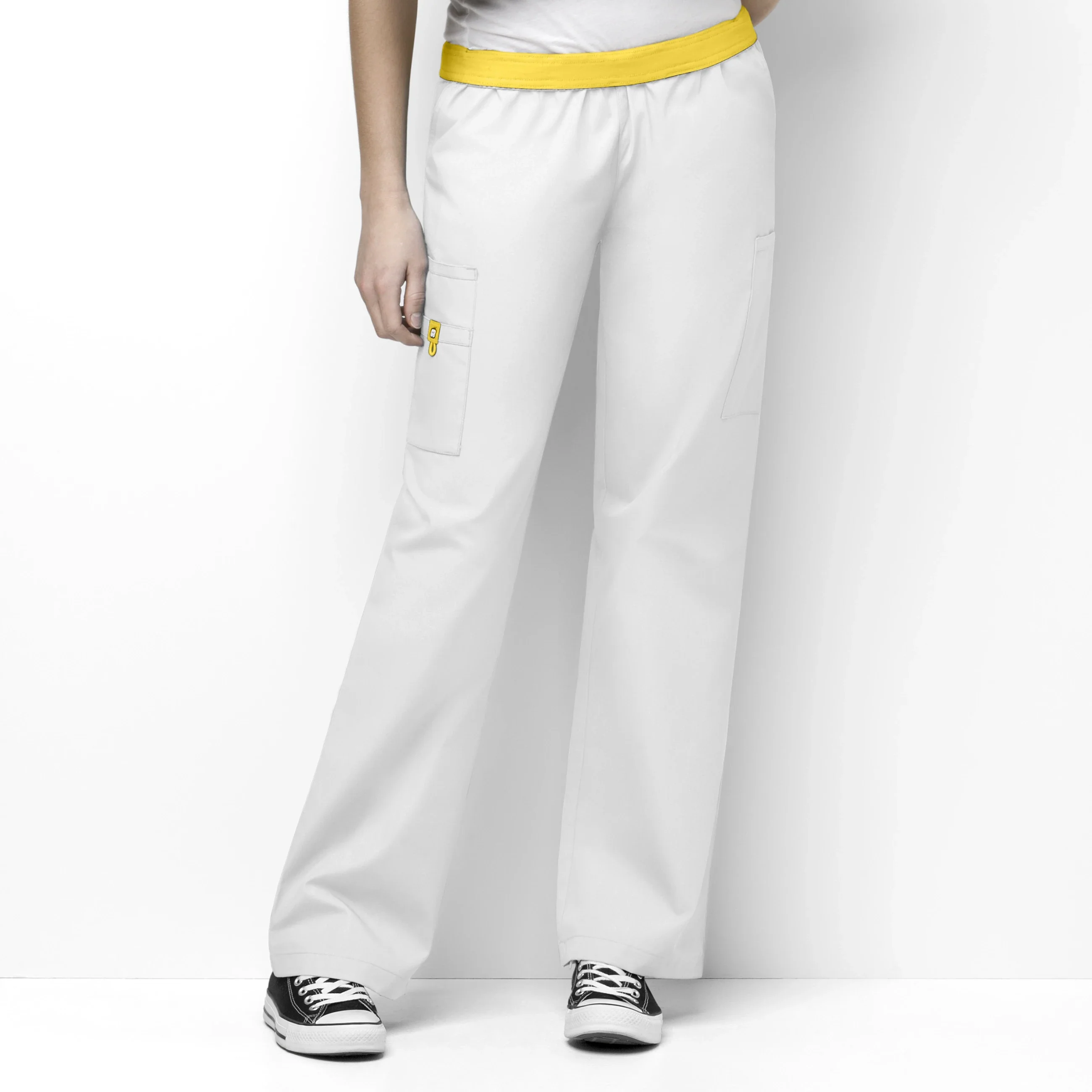 5016SP Wonderwink Quebec Full Elastic Cargo Scrubs Pant - Image 11