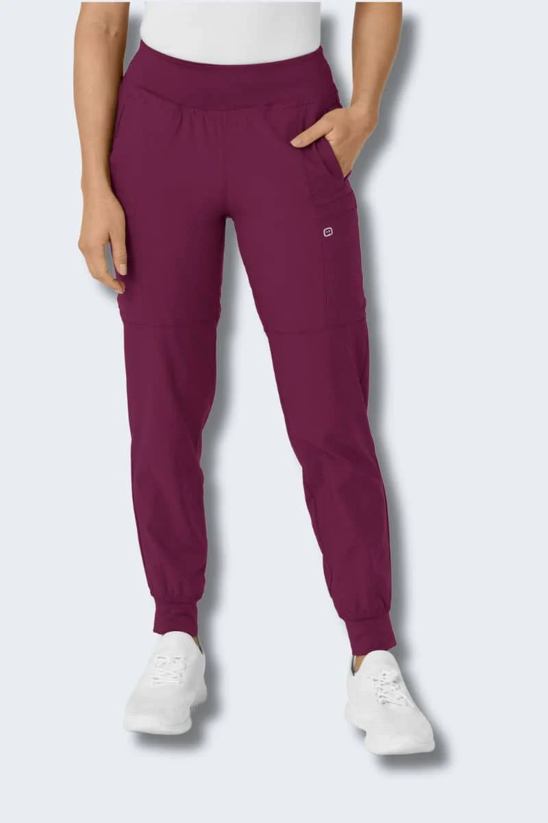 5555 WonderWink W123 Women's Comfort Waist Cargo Jogger Pant - Image 10