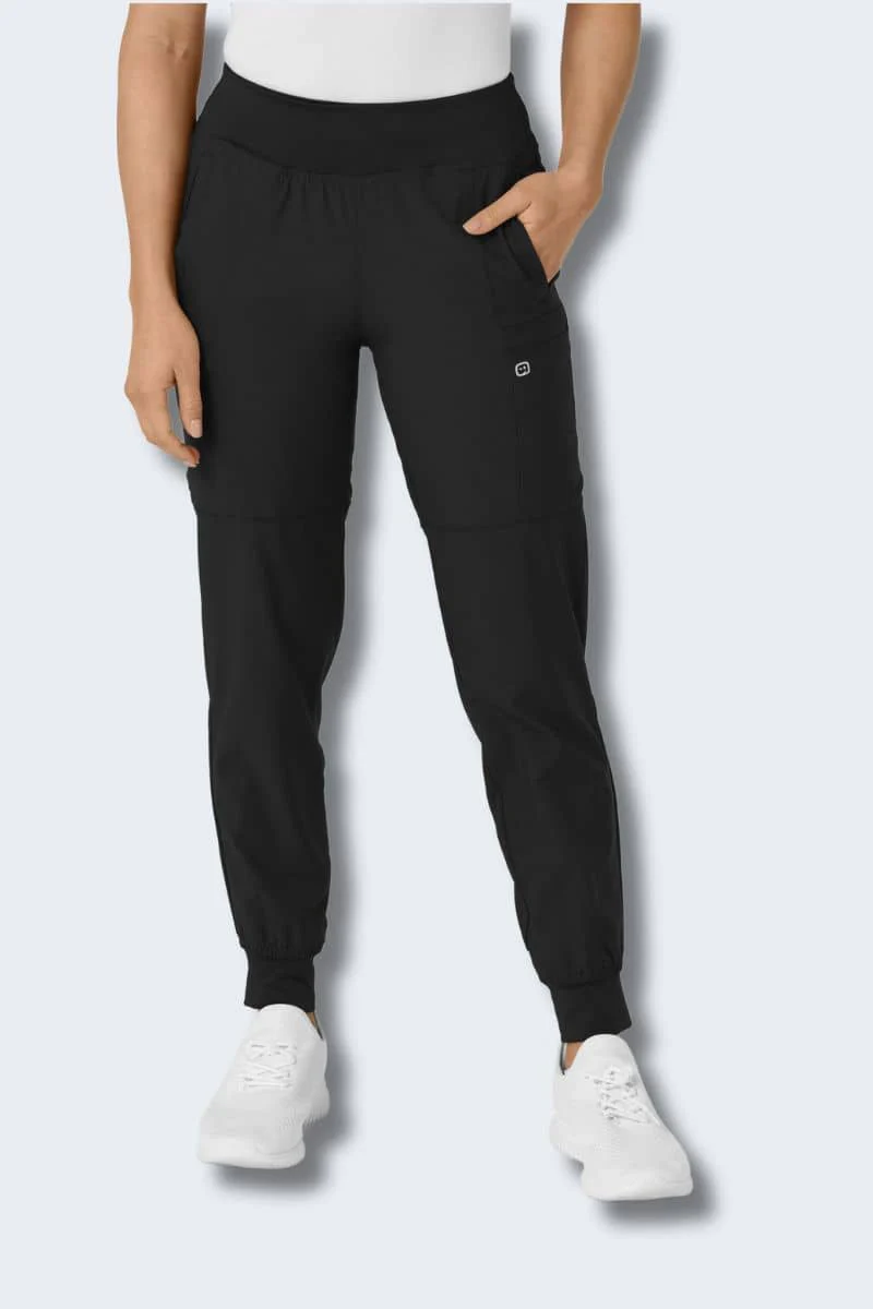 5555 WonderWink W123 Women's Comfort Waist Cargo Jogger Pant - Image 3