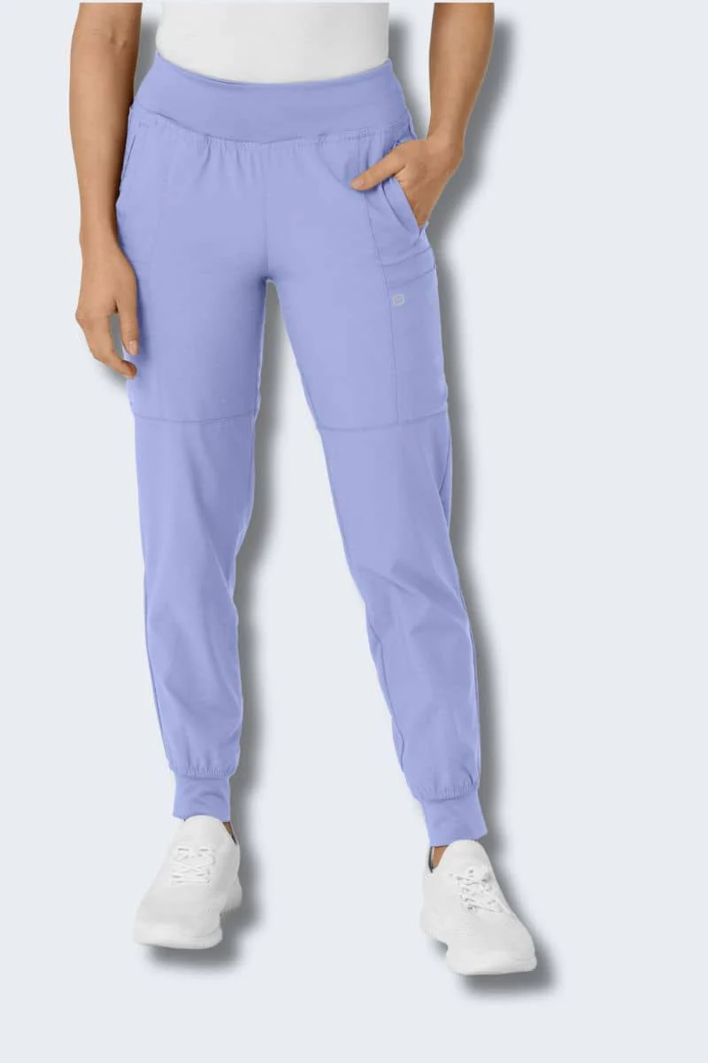 5555 WonderWink W123 Women's Comfort Waist Cargo Jogger Pant - Image 5