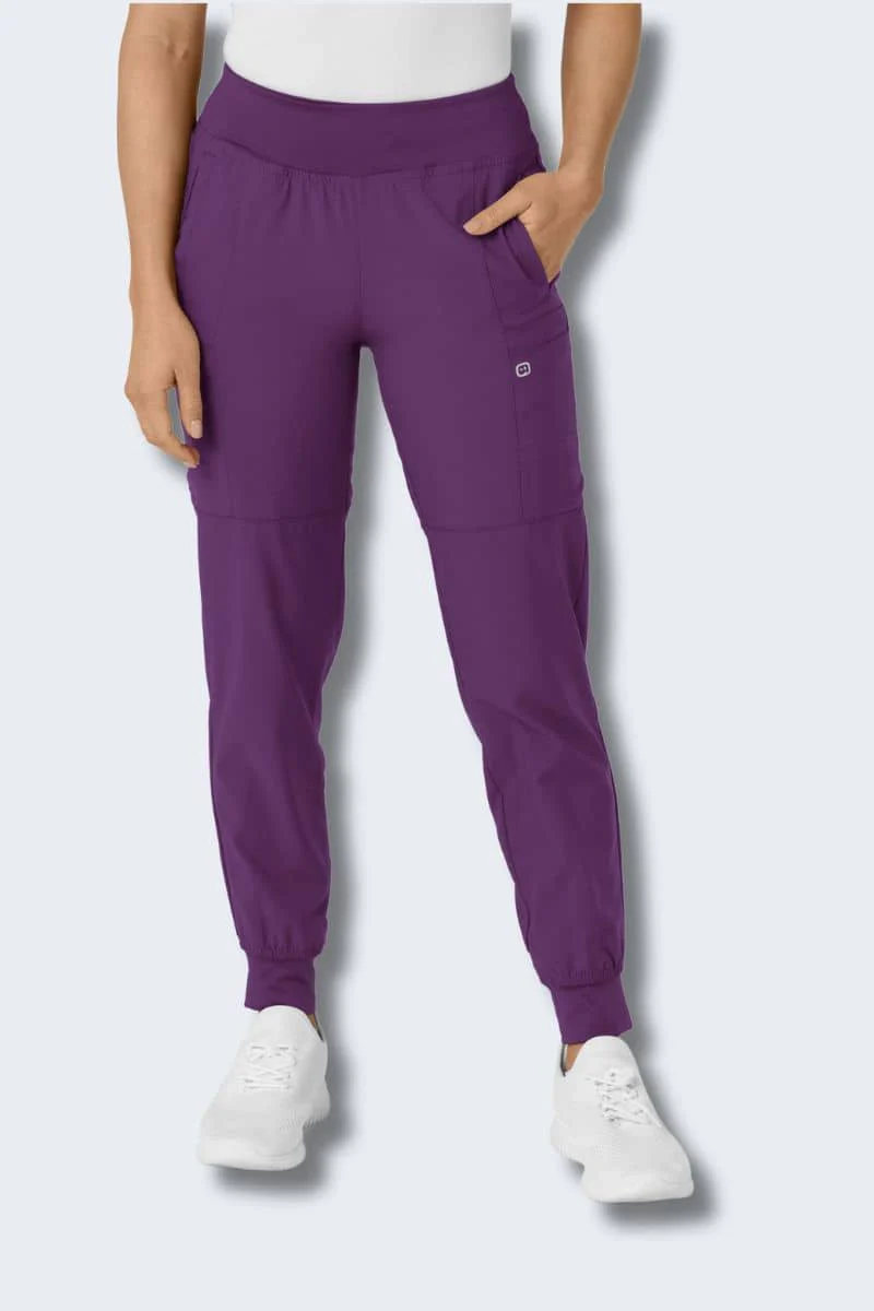 5555 WonderWink W123 Women's Comfort Waist Cargo Jogger Pant - Image 6