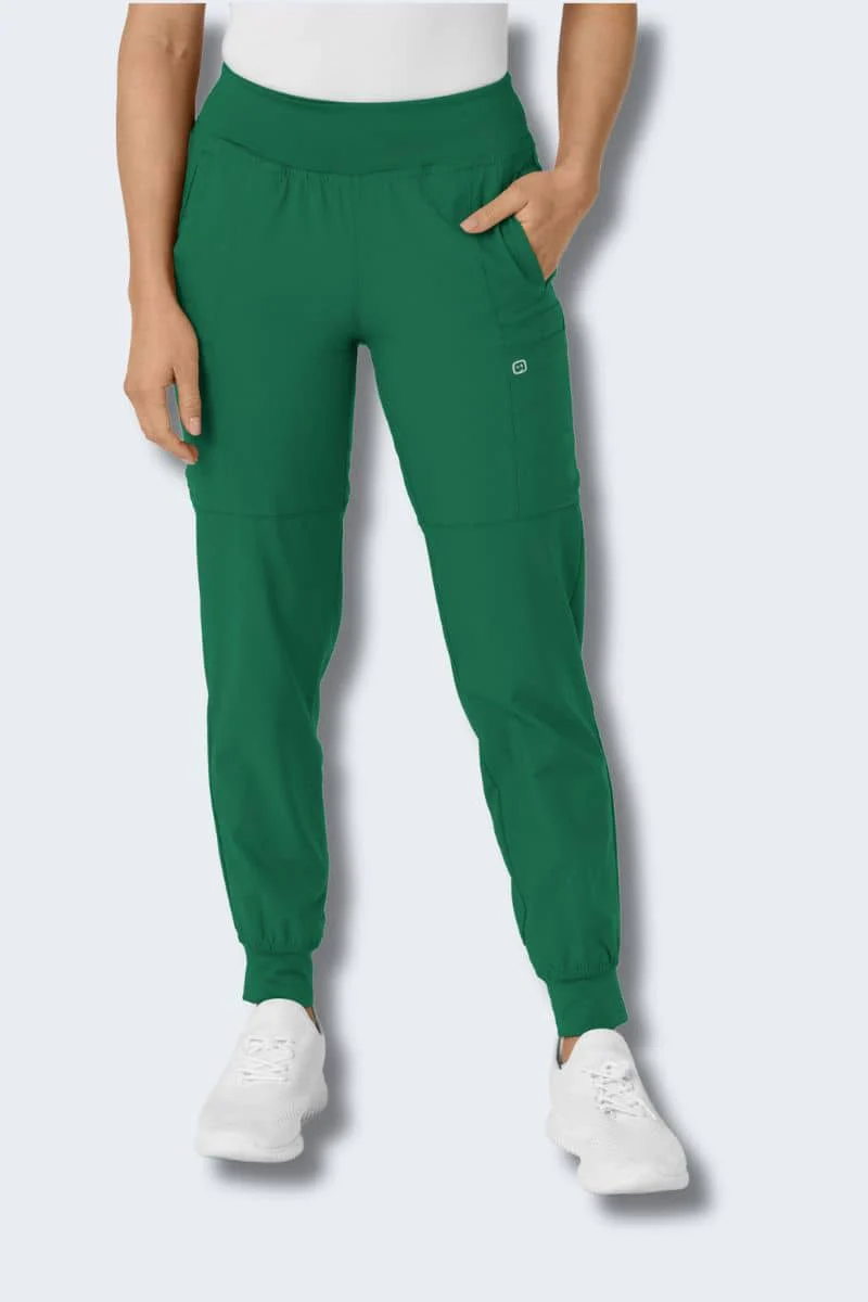 5555 WonderWink W123 Women's Comfort Waist Cargo Jogger Pant - Image 7