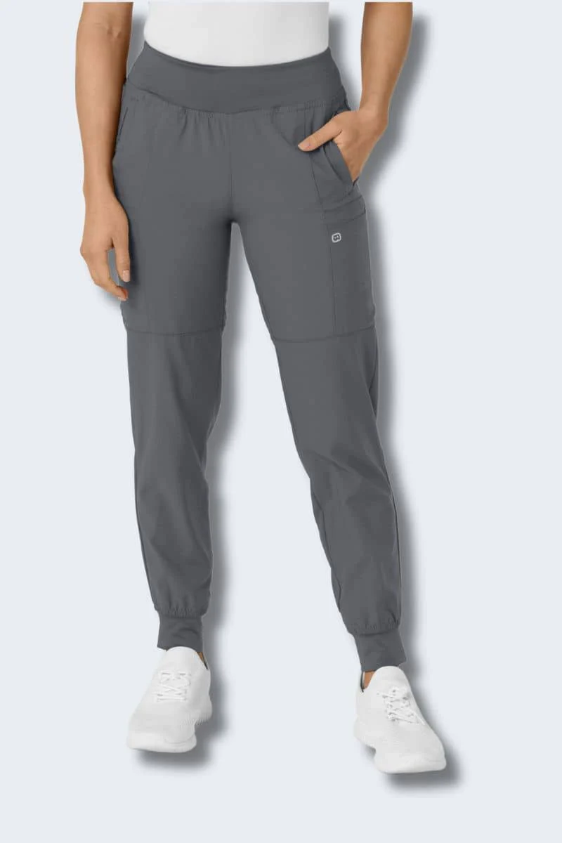 5555 WonderWink W123 Women's Comfort Waist Cargo Jogger Pant - Image 8