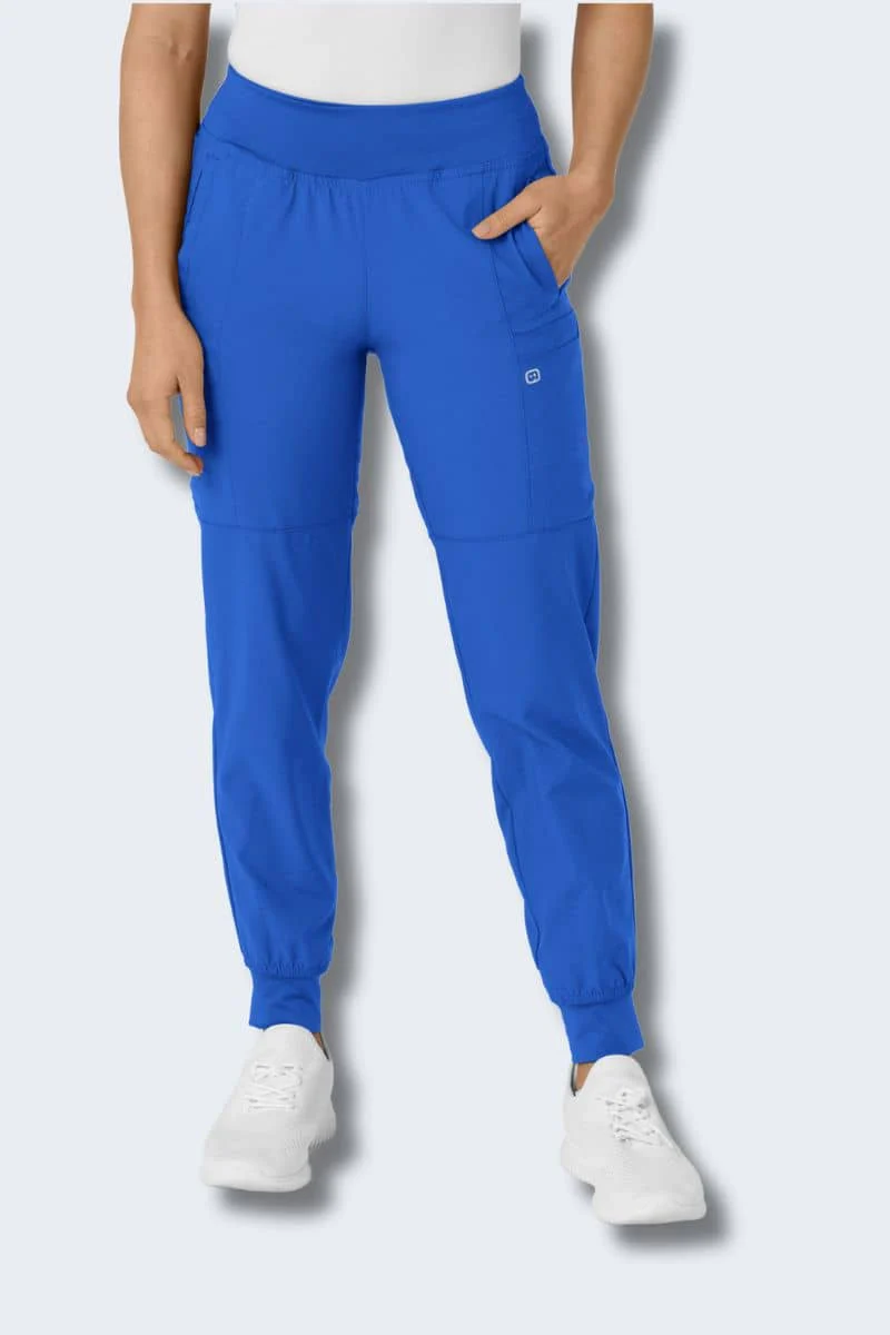 5555 WonderWink W123 Women's Comfort Waist Cargo Jogger Pant - Image 9