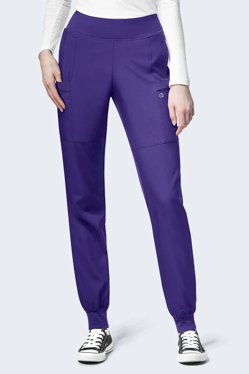 5555SP WonderWink W123 Women's Comfort Waist Cargo Jogger Pant - Image 3