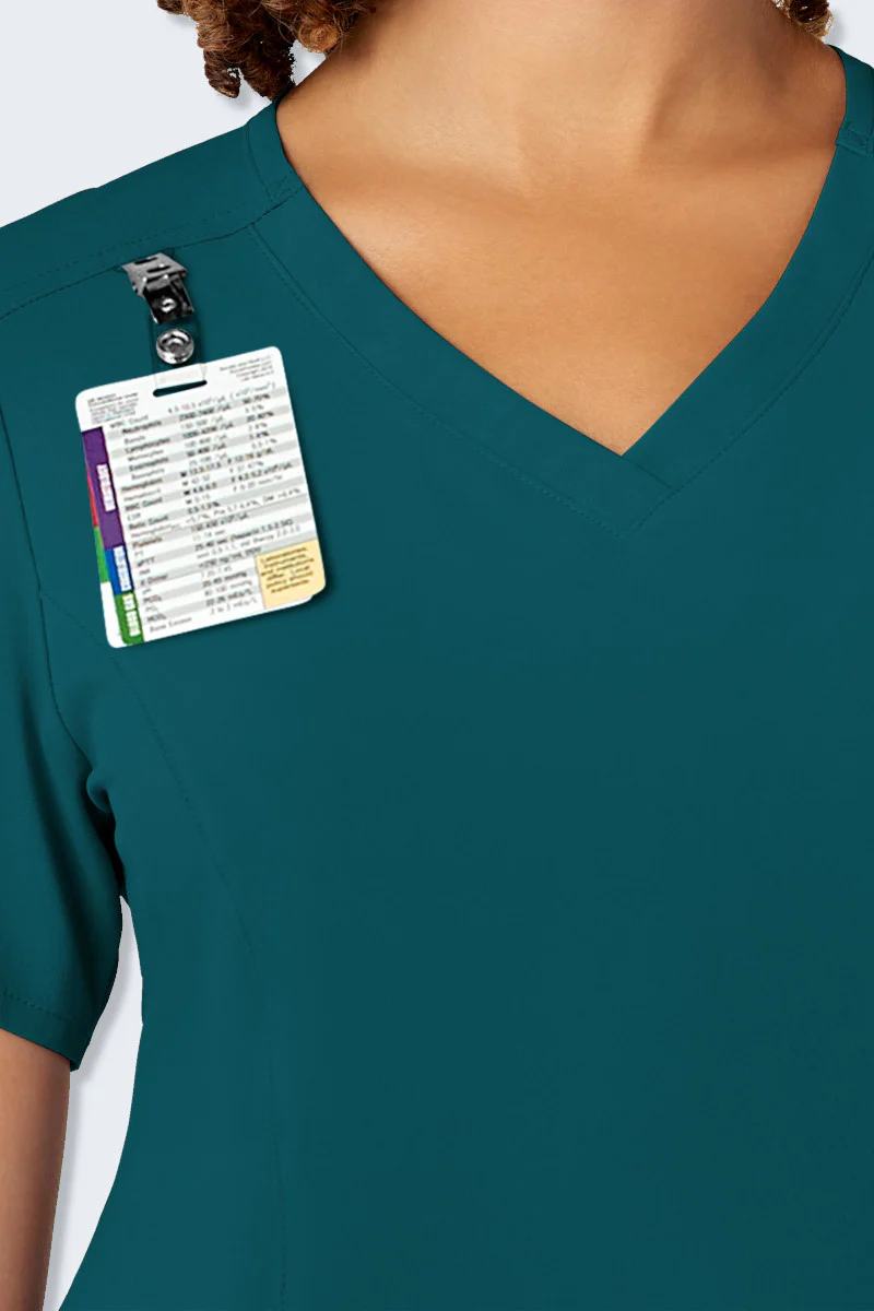6134SP WonderWink Renew Women's V-Neck Scrub Top - Image 5