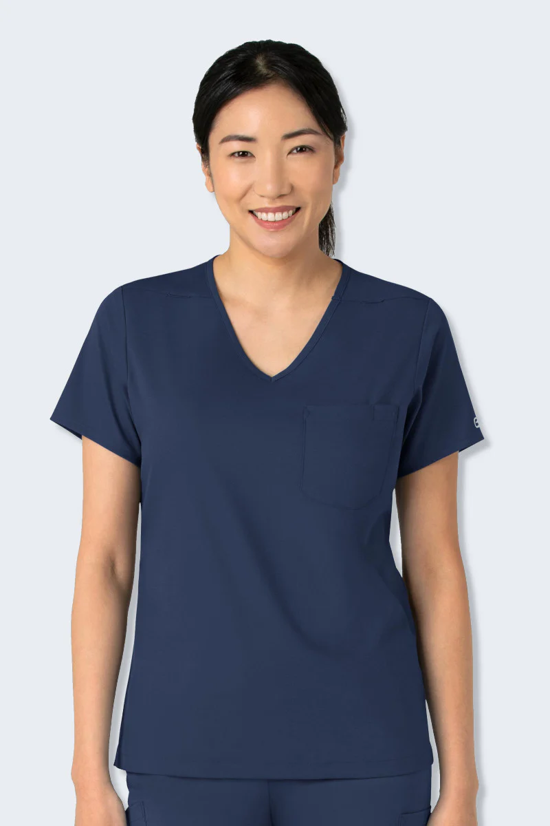 6151 WonderWink Boundless Women's Tuck-In Scrub Top - Image 6