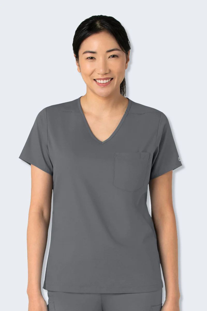 6151 WonderWink Boundless Women's Tuck-In Scrub Top - Image 7
