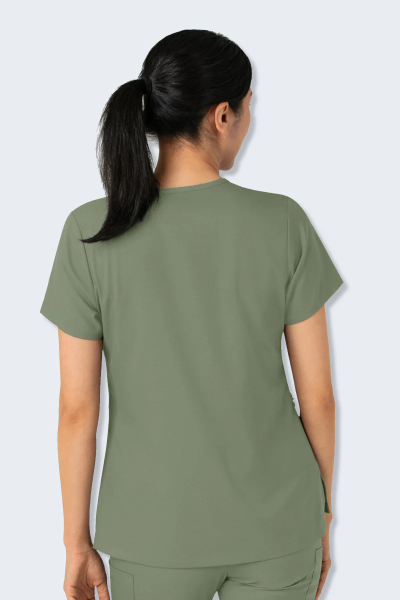 6151SP WonderWink Boundless Women's Tuck-In Scrub Top - Image 3