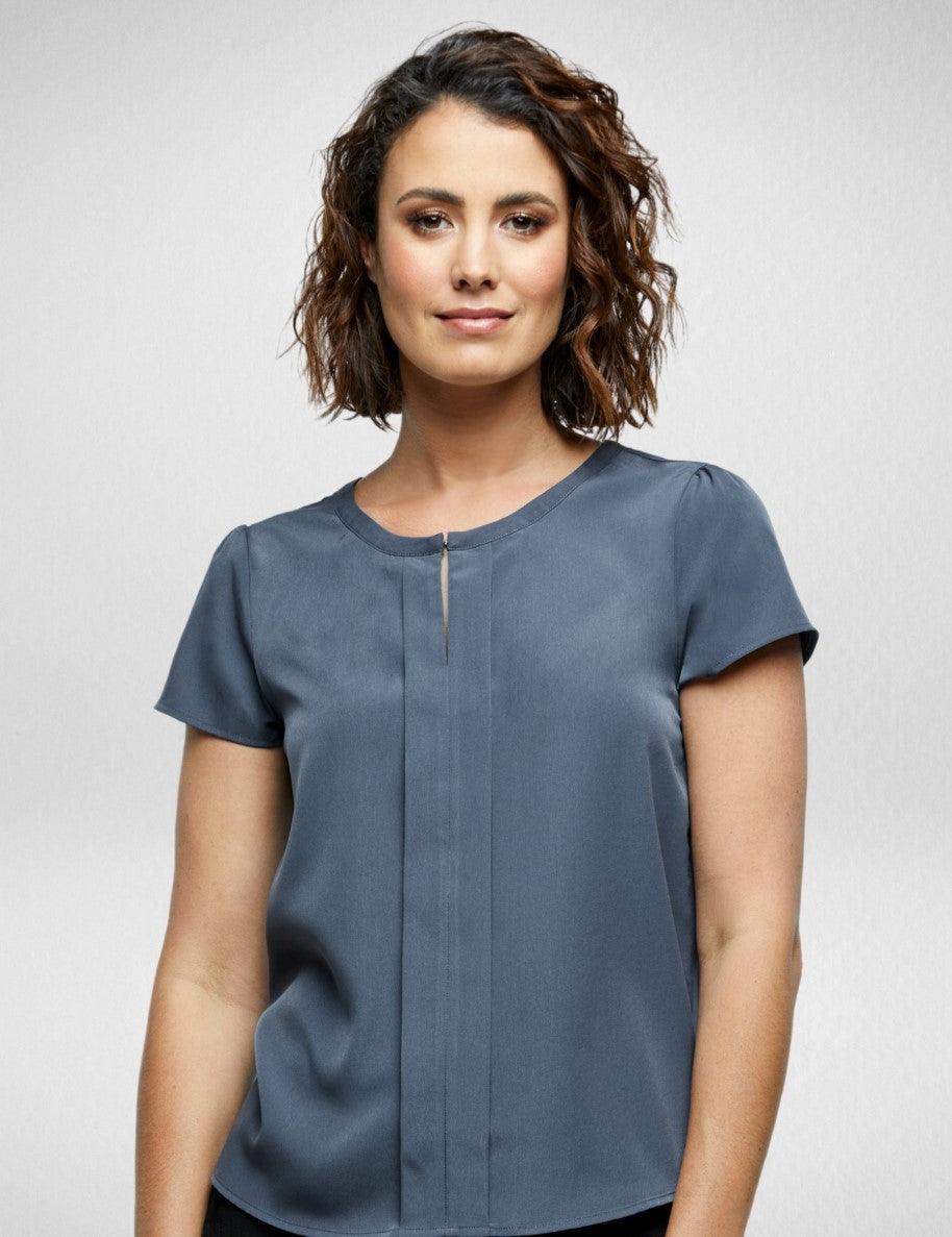 6199S91 Corporate Reflections Gemini Centre Pleat Blouse - Image 2