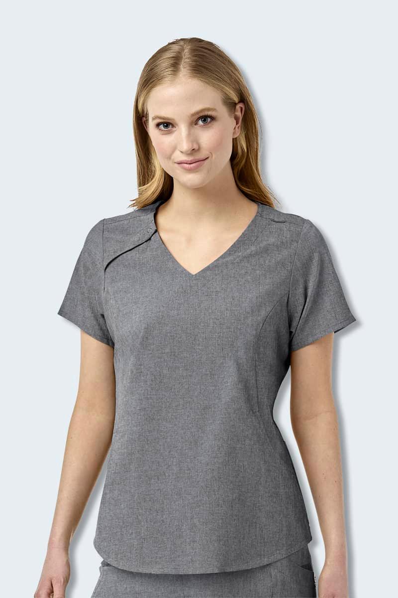6234SP WonderWink Renew Women's EZ-Zip Scrub Top - Image 5