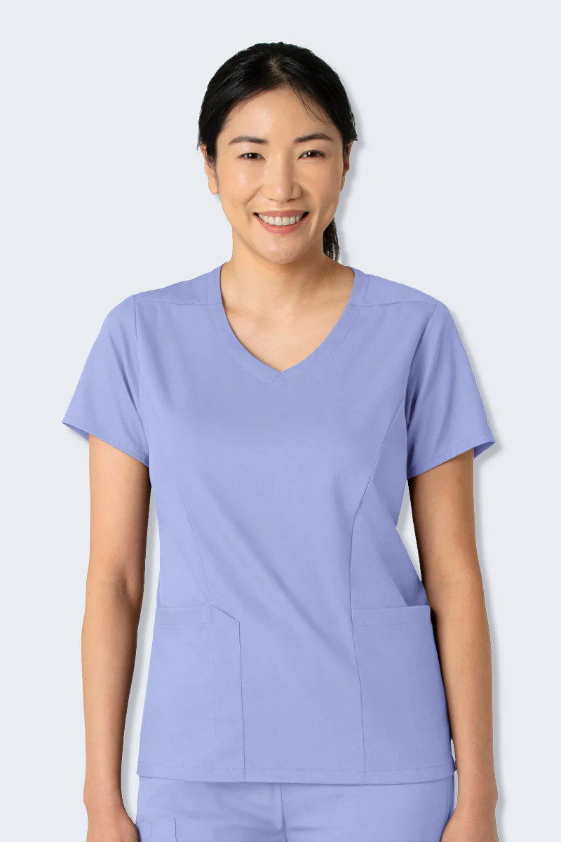 6251 WonderWink Boundless Women's V-Neck Scrub Top - Image 9