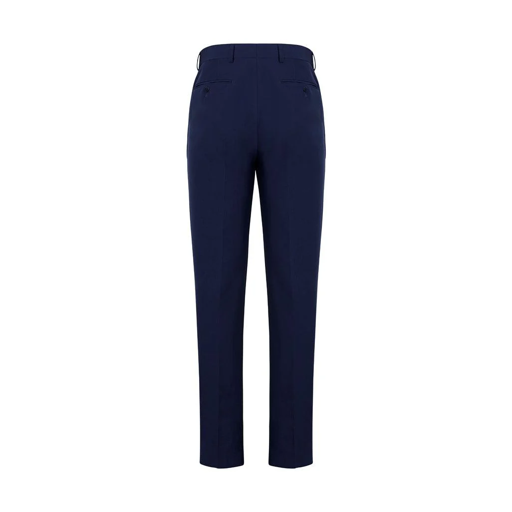 70716 Biz Corporates Mens Slim Fit Flat Front Pant - Image 3