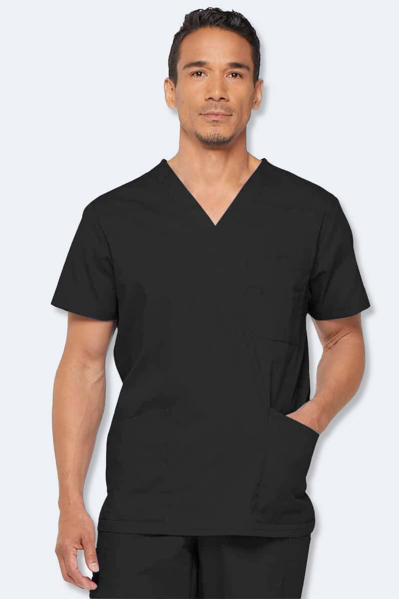 81906 Dickies EDS Signature Men's V-neck Utility Scrub Top - Image 3