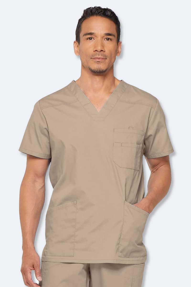 81906 Dickies EDS Signature Men's V-neck Utility Scrub Top - Image 6