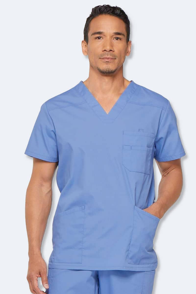 81906 Dickies EDS Signature Men's V-neck Utility Scrub Top - Image 8