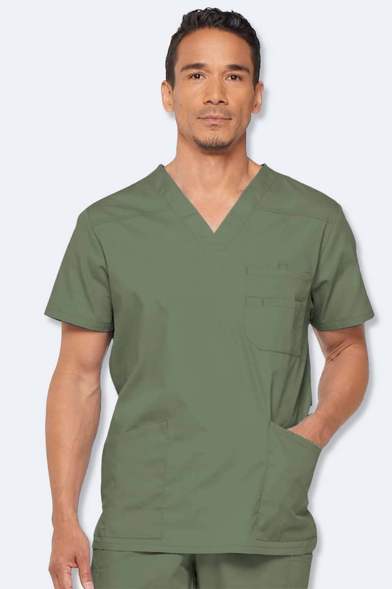 81906 Dickies EDS Signature Men's V-neck Utility Scrub Top - Image 9
