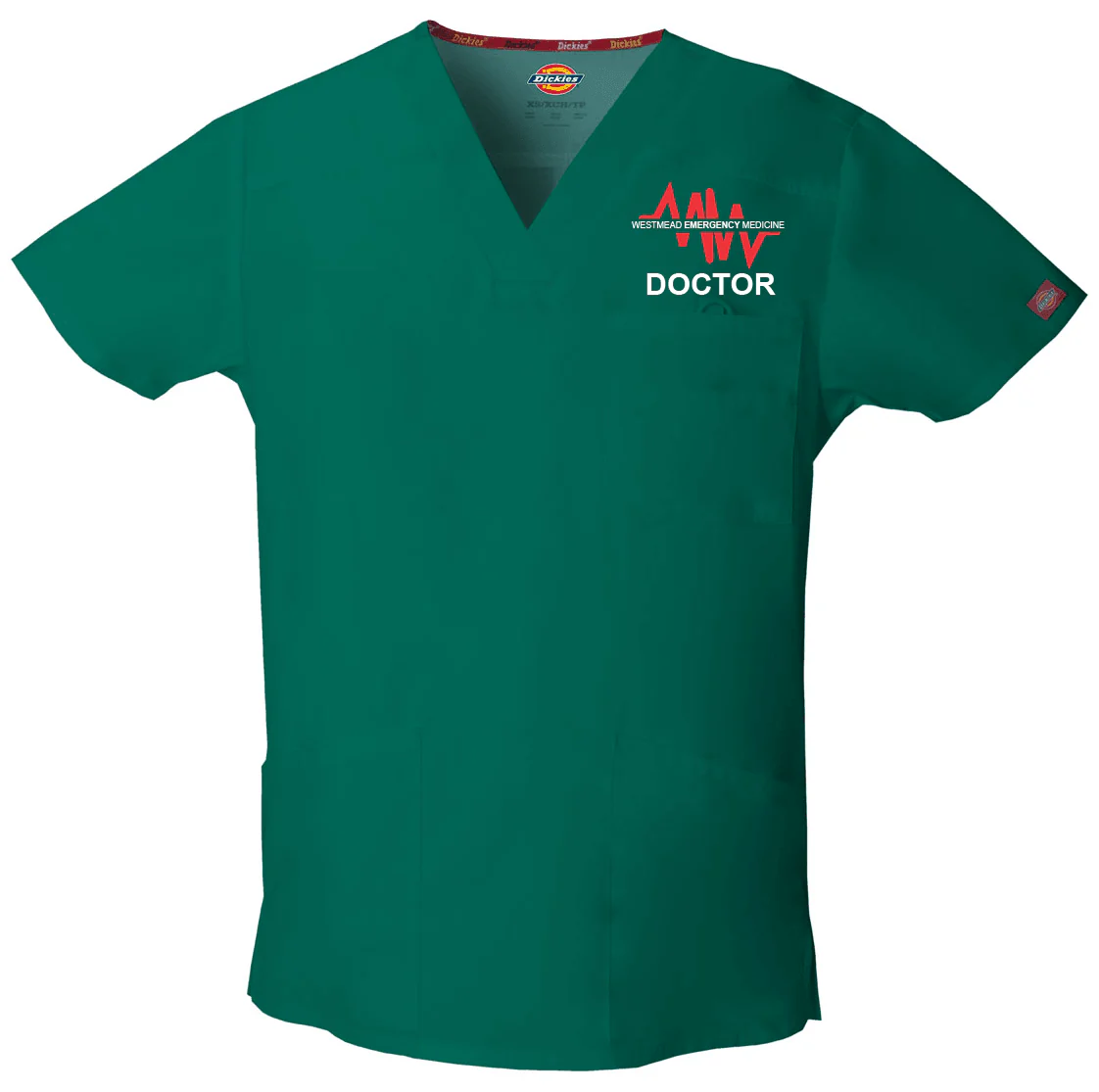 81906 Westmead Emergency Doctor Dickies EDS Signature Men's V-neck Utility Scrub Top