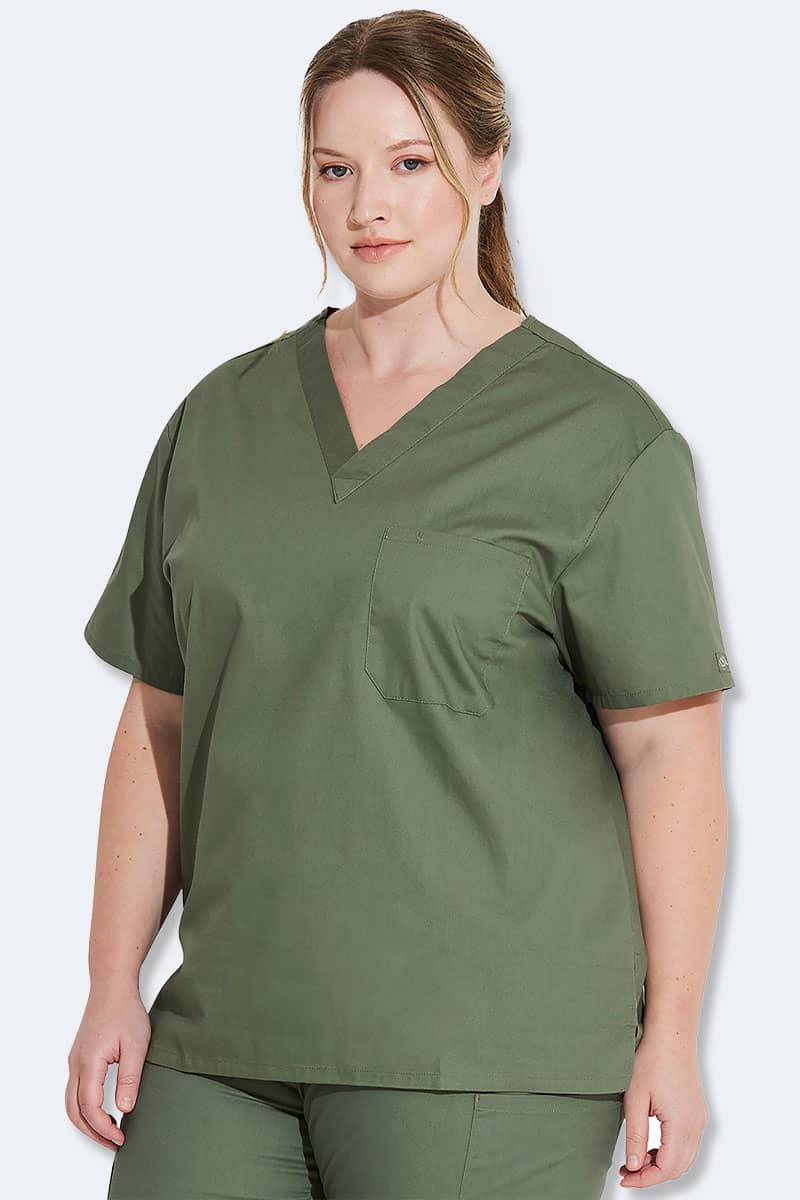 83706 Dickies EDS Classic Unisex V-Neck Scrub Top - Image 10
