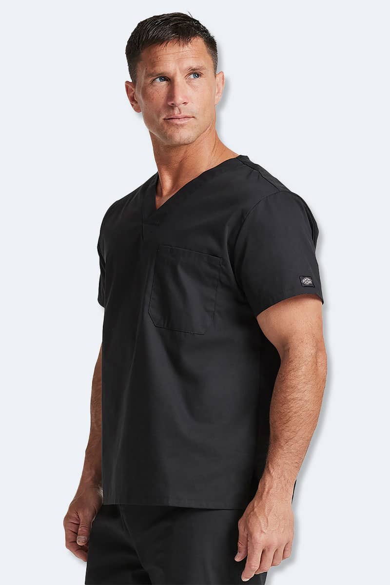 83706 Dickies EDS Classic Unisex V-Neck Scrub Top - Image 5