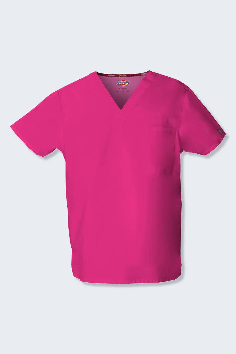 83706 Dickies EDS Classic Unisex V-Neck Scrub Top - Image 7