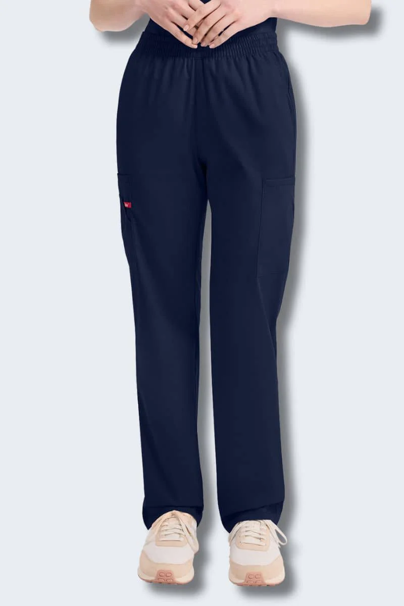 86106 Dickies EDS Women's Elastic Waist Cargo Scrubs Pant - Image 6