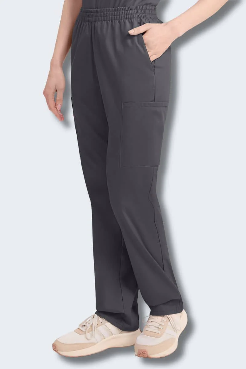 86106 Dickies EDS Women's Elastic Waist Cargo Scrubs Pant - Image 7