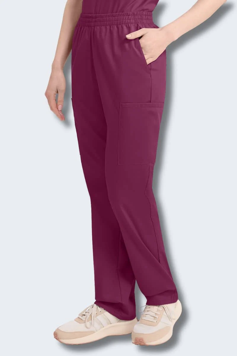 86106 Dickies EDS Women's Elastic Waist Cargo Scrubs Pant - Image 9