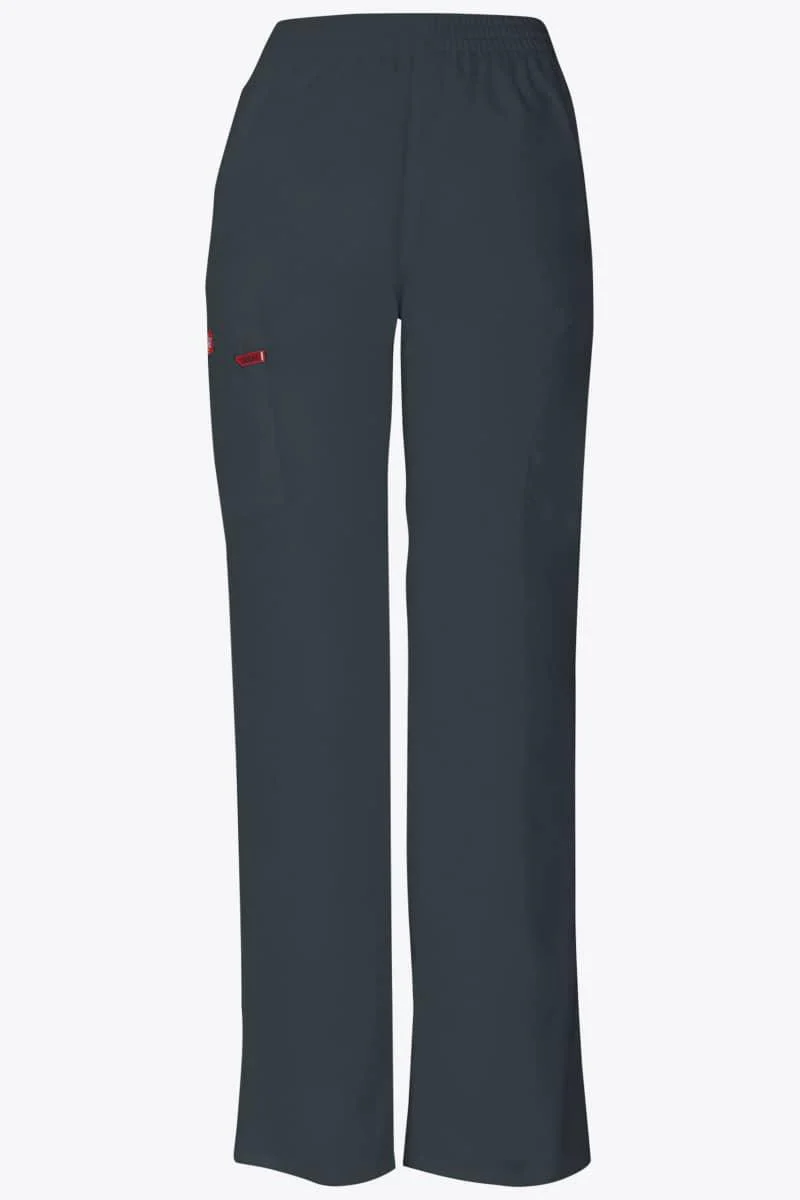86106T Dickies EDS Tall Women's Elastic Waist Cargo Scrubs Pant - Image 6
