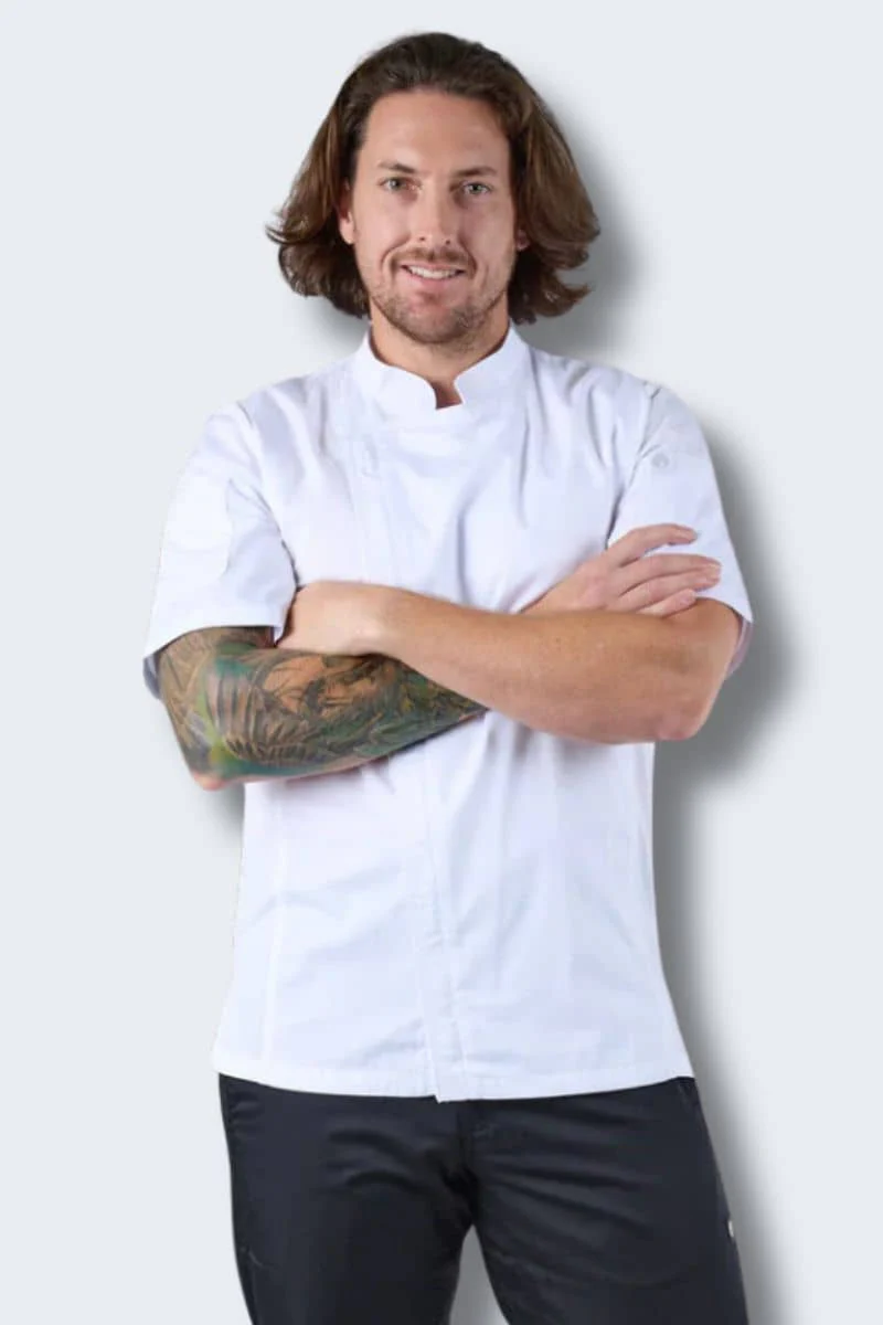 BCSZ009 Chef Works Mens Springfield Chef Jacket - Image 2