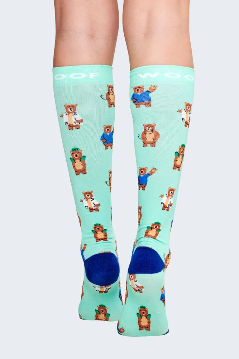 CS028 Dr. Woof Bear Care Bamboo Compression Socks - Image 3