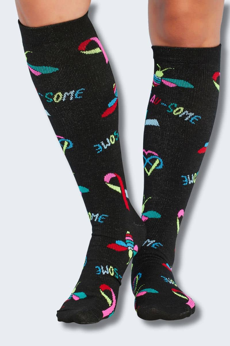 Cherokee Women's Bee Au-Some 10-15mmHg Support Socks