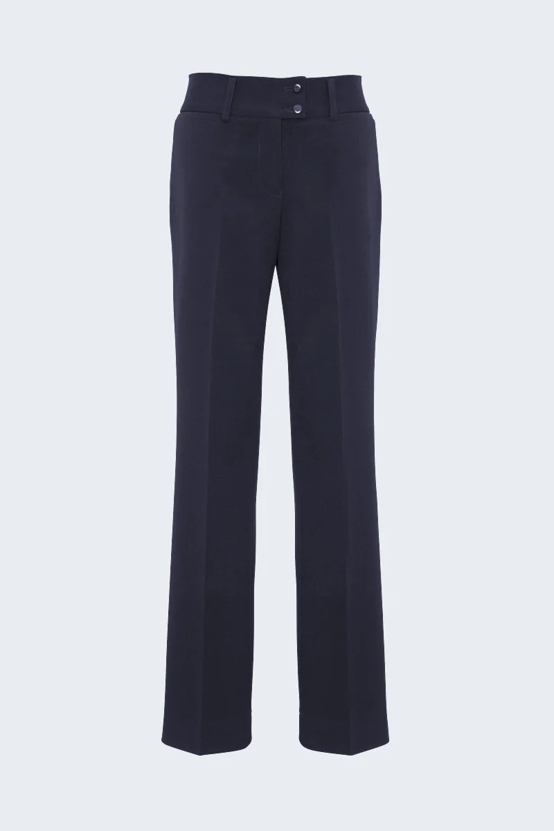 BS507L WYVERN Biz Collection Ladies Kate Perfect Pant Navy