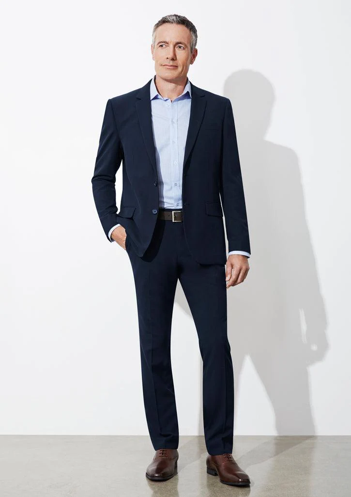 BS720M Biz Collection Mens Classic Slim Pant - Image 3