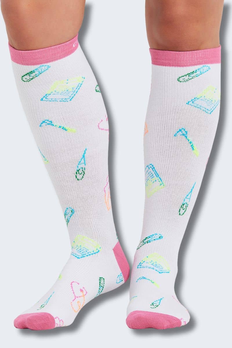 Cherokee Women's Caring Essentials 10-15mmHg Support Socks - Image 2