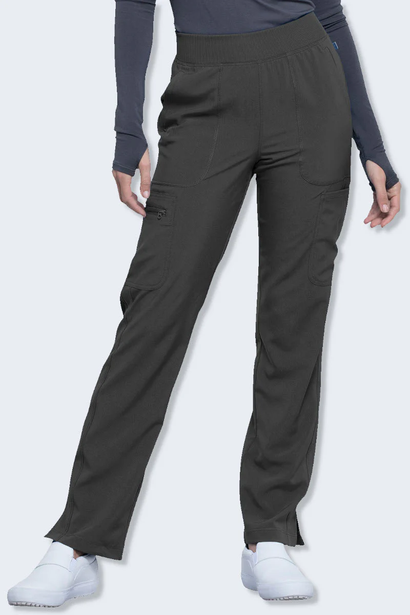 CK065AP Cherokee Infinity Women's Petite Mid Rise Tapered Leg Pant - Image 3