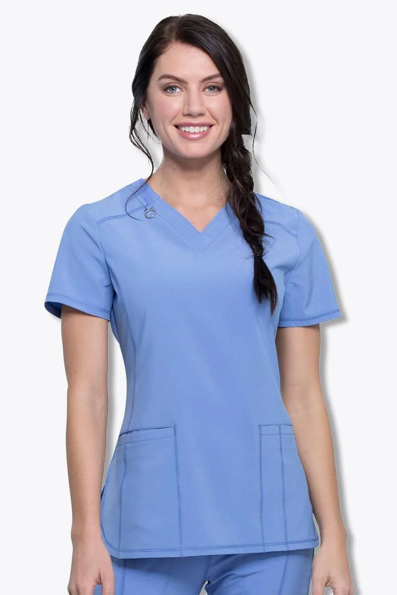 CK865A Cherokee Infinity Women's V-Neck Top - Image 4