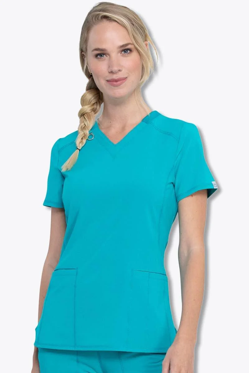 CK865A Cherokee Infinity Women's V-Neck Top - Image 7
