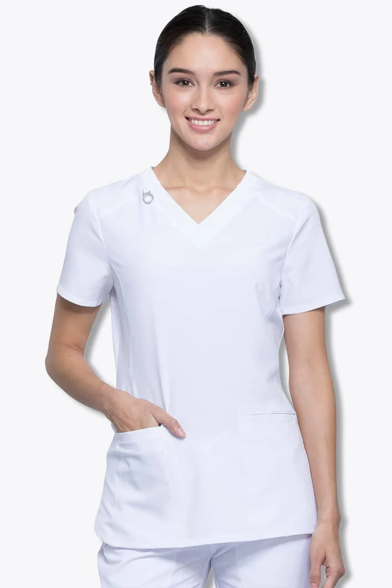 CK865A Cherokee Infinity Women's V-Neck Top - Image 9