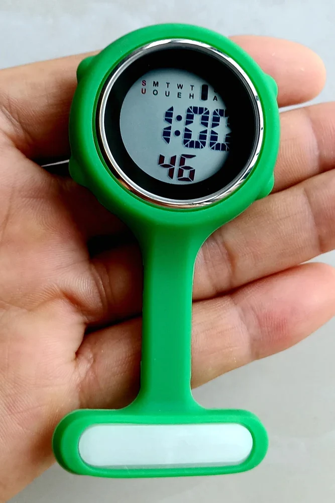 Versatile Digital Silicone Nurses Fob Watch – 8 Fashion Colours - Image 4