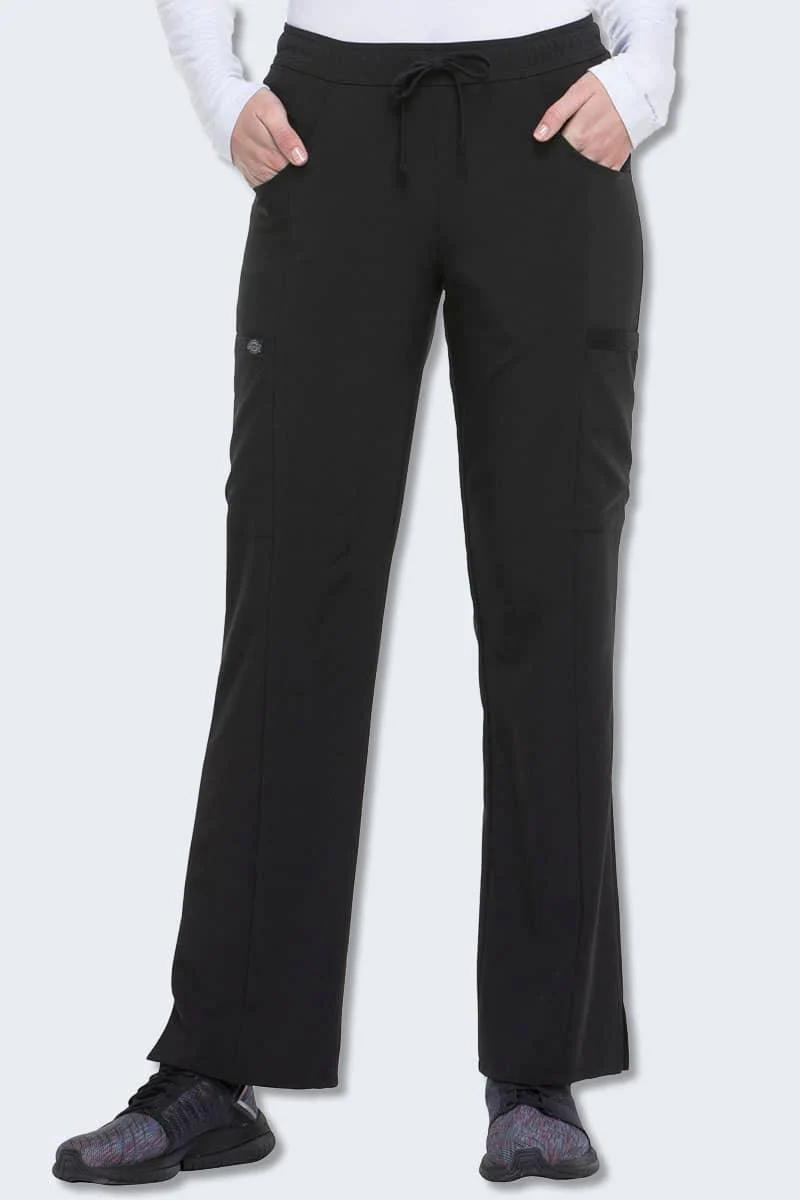 DK010 Dickies Essentials Women's Mid Rise Straight Leg Drawstring Pant - Image 5