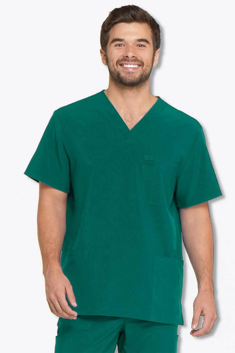 DK645 Dickies EDS Essentials Men's V-Neck Top - Image 8