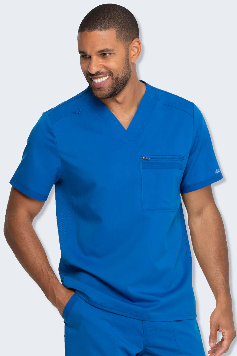 DK865 Dickies Balance Men's V-Neck Top - Image 5