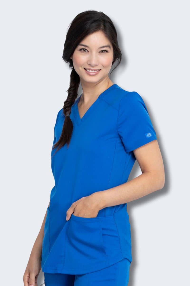DK875 Dickies Balance Women's V-Neck Top - Image 11
