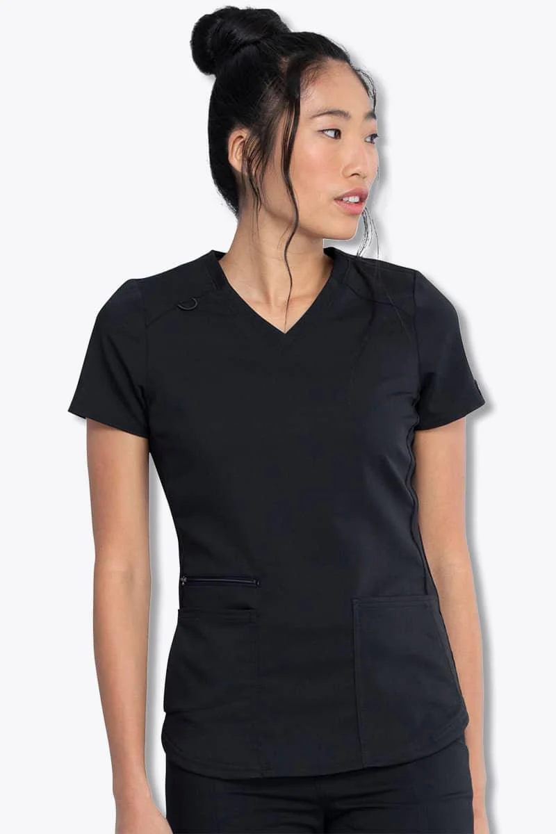 DK875 Dickies Balance Women's V-Neck Top - Image 3