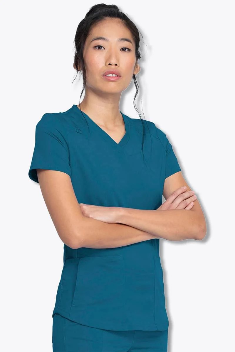 DK875 Dickies Balance Women's V-Neck Top - Image 4