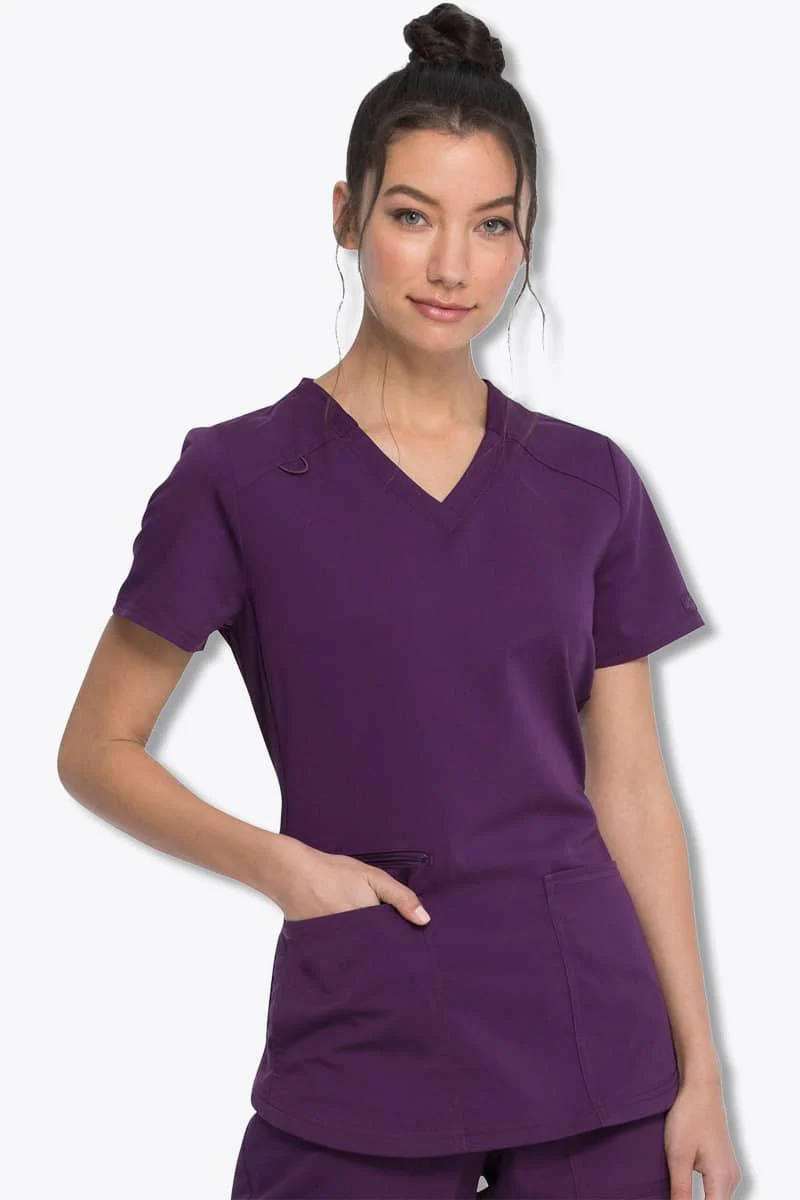 DK875 Dickies Balance Women's V-Neck Top - Image 6